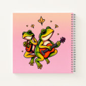 Carnet Groupe de grenouilles en Harmonie (Dos)