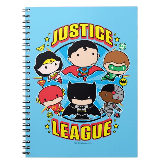 Carnet Groupe de la Ligue de la justice de Chibi (Devant)
