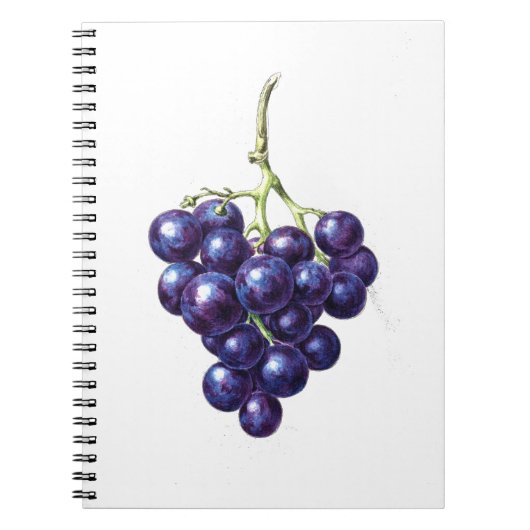 Carnet Groupe de raisins (Devant)