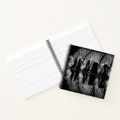 Carnet Groupe de zèbres des plaines boivent ensemble la n (Intérieur)