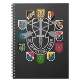 Carnet Groupe des forces spéciales de l'armée Green Beret (Devant)
