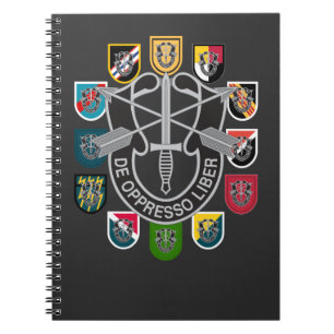 Carnet Groupe des forces spéciales de l'armée Green Beret