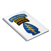 Carnet Groupe des forces spéciales Green Berets FC SFG SO (Côté Droit)