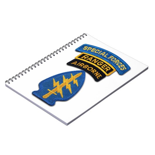 Carnet Groupe des forces spéciales Green Berets FC SFG SO (Côté gauche)