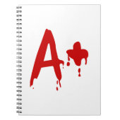 Carnet Groupe sanguin A+ Positif #Hôpital d'horreur (Devant)