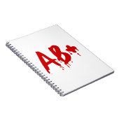 Carnet Groupe sanguin AB+ Positif #Hôpital d'horreur (Côté Droit)