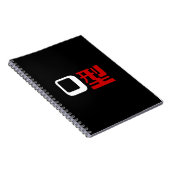 Carnet Groupe sanguin O Kanji Japonais (Côté Droit)