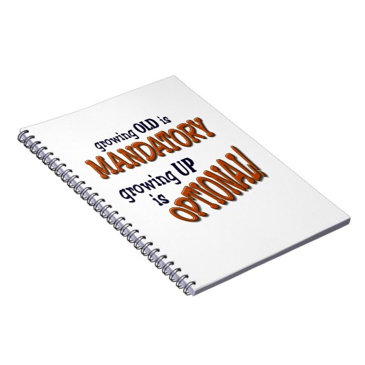 Carnet Growin Old ! (Côté Droit)