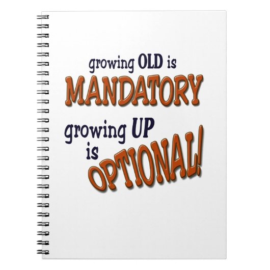 Carnet Growin Old ! (Devant)