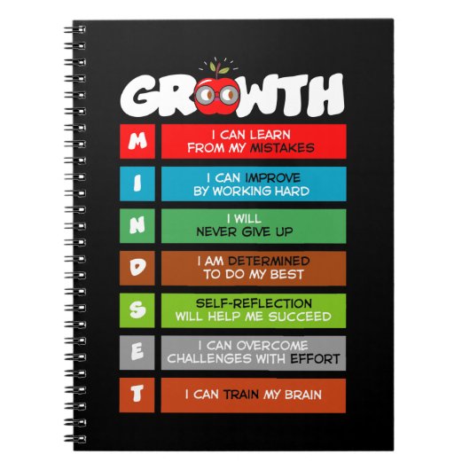 Carnet Growth Mindset Funny Classroom (Devant)