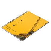 Carnet Grue de coucher de soleil minimal (Côté gauche)