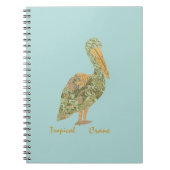 Carnet Grue tropicale-Orange (Devant)