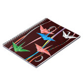 Carnet Grues d'origami (Côté gauche)
