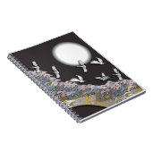 Carnet Grues, lune et pins (Côté Droit)