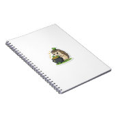 Carnet Grumpy Treasure Keeper Hedgehog St.Patrick's Day (Côté Droit)