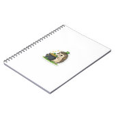 Carnet Grumpy Treasure Keeper Hedgehog St.Patrick's Day (Côté gauche)