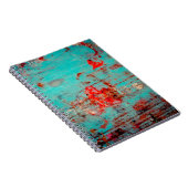 Carnet Grunge arrière - plan de turquoise. Blocs, frottis (Côté Droit)