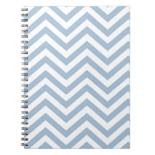 Carnet Grunge bleu-clair Chevron texturisé