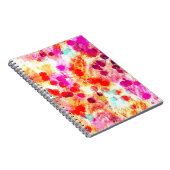 Carnet Grunge couleur point texture arrière - plan (Côté Droit)