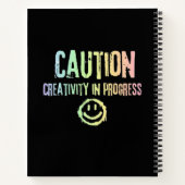 Carnet Grunge Creativité dans le progrès Artiste (Dos)