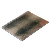 Carnet Grunge d'or rose Abstrait moderne (Côté gauche)