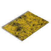 Carnet Grunge jaune (Côté gauche)