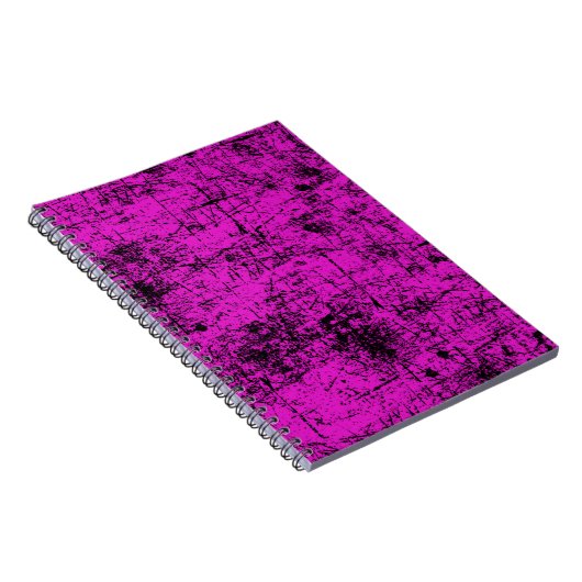 Carnet Grunge rose (Côté Droit)