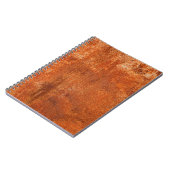 Carnet Grunge texture métal rouillé. Corrosion rouillée e (Côté gauche)