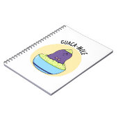 Carnet Guacamole Funny Mole Dans Guacamole Dip PUn (Côté gauche)