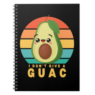 Carnet Guacamole Nourriture Drôle de Calembour Kawaii