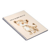 Carnet Guépard Bright Side of Life (Côté Droit)