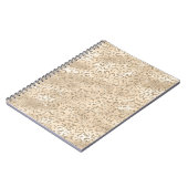 Carnet Guépard Brun Imprimé De Peau De Léopard Motif Anim (Côté gauche)