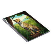 Carnet Guépard dans une forêt luxuriante (Côté Droit)