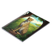 Carnet Guépard dans une forêt luxuriante (Côté gauche)