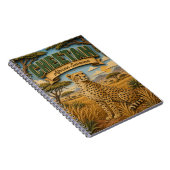 Carnet Guépard Savane africaine POPCUT (Côté Droit)
