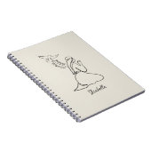 Carnet Guerrier de Prière Conception & Personnaliser Nom (Côté Droit)