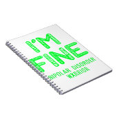 Carnet Guerrier de troubles bipolaires - JE SUIS FIER (Côté Droit)