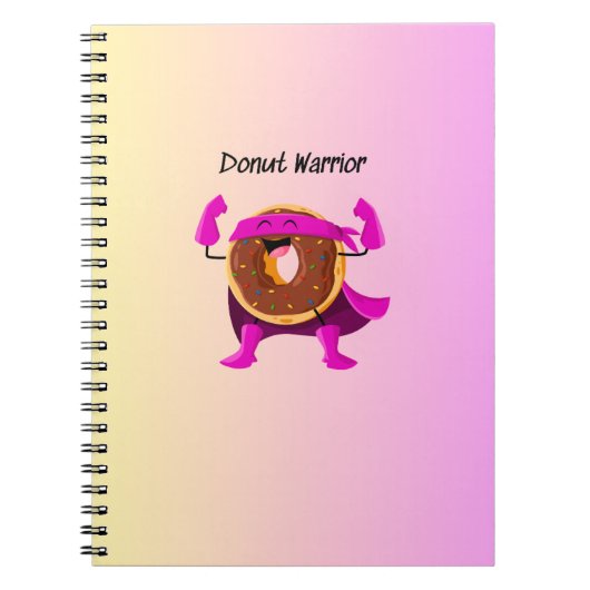 Carnet Guerrier Donut (Devant)