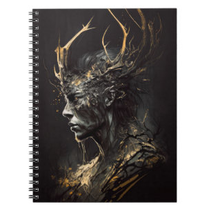 Carnet Guerrier Portrait Imaginaire Peinture Caractère fo