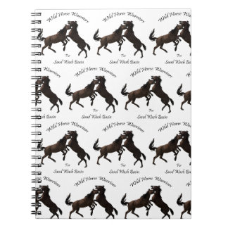 Carnet Guerriers de cheval sauvage pour le lavabo de