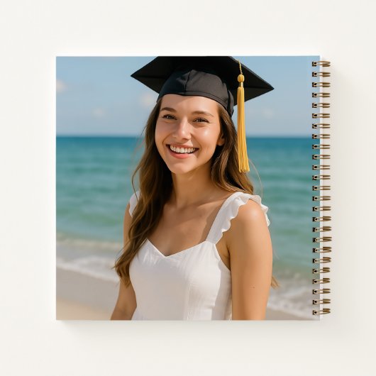 Carnet Guest book graduation photo script (Dos)