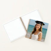 Carnet Guest book graduation photo script  (Intérieur)