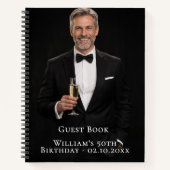 Carnet Guest book photo script (Devant)