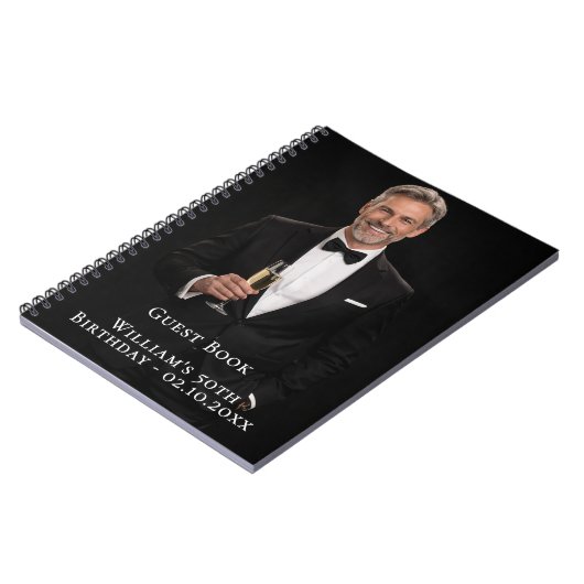 Carnet Guest book photo script budget (Côté gauche)