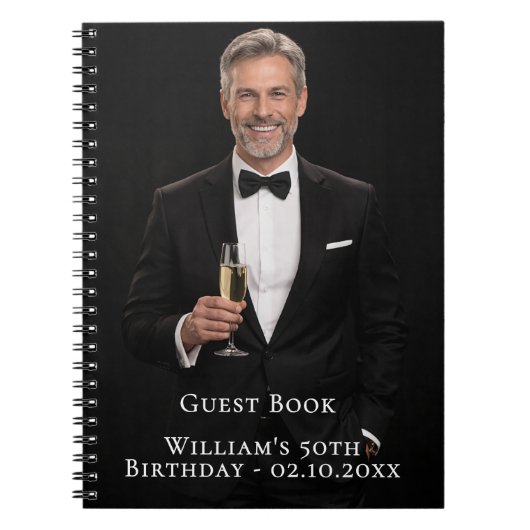 Carnet Guest book photo script budget (Devant)