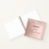 Carnet Guest book Sweet 16 rose gold pink (Intérieur)