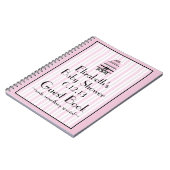Carnet Guestbook de douche rose (Côté gauche)