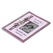 Carnet Guestbook de photo personnalisé par mémorial (Côté gauche)