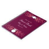 Carnet Guestbook de réception de mariage de Wiccan de (Côté gauche)