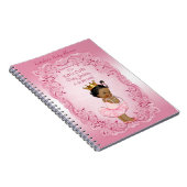 Carnet Guestbook ethnique mignon de princesse baby shower (Côté Droit)